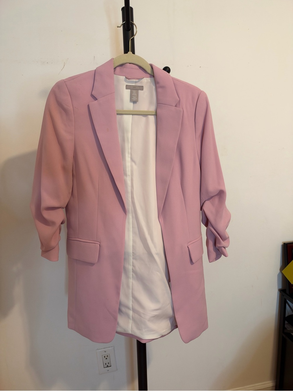H&M Light Pink Women's Blazer Jacket